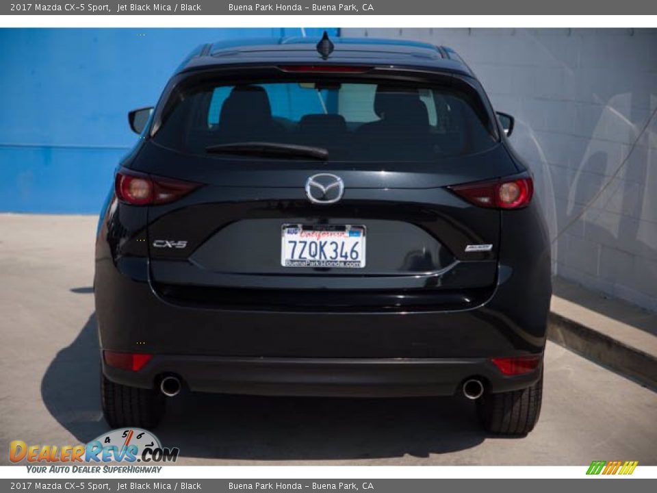 2017 Mazda CX-5 Sport Jet Black Mica / Black Photo #10