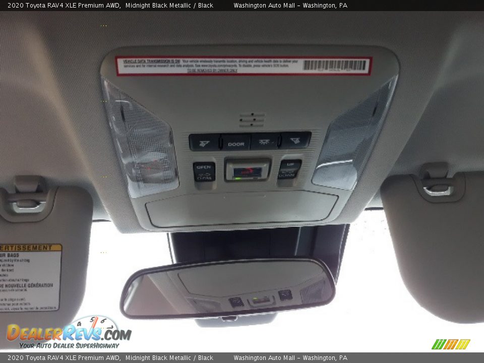 2020 Toyota RAV4 XLE Premium AWD Midnight Black Metallic / Black Photo #15