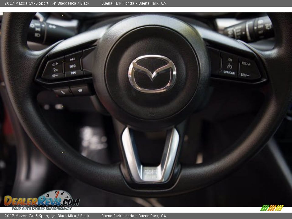 2017 Mazda CX-5 Sport Jet Black Mica / Black Photo #15