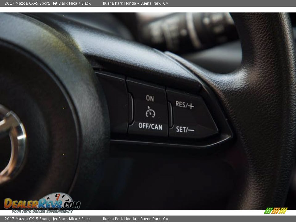 2017 Mazda CX-5 Sport Jet Black Mica / Black Photo #17