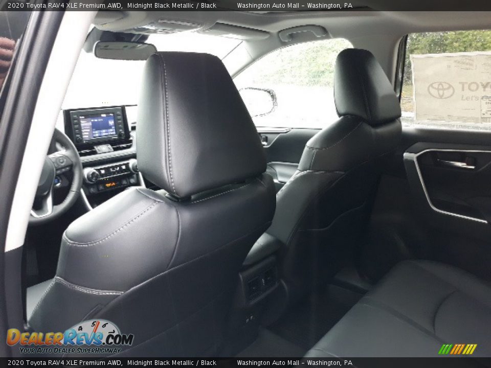 2020 Toyota RAV4 XLE Premium AWD Midnight Black Metallic / Black Photo #21