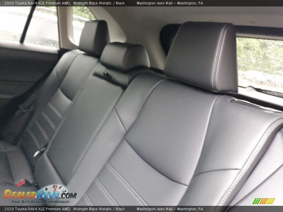 2020 Toyota RAV4 XLE Premium AWD Midnight Black Metallic / Black Photo #22