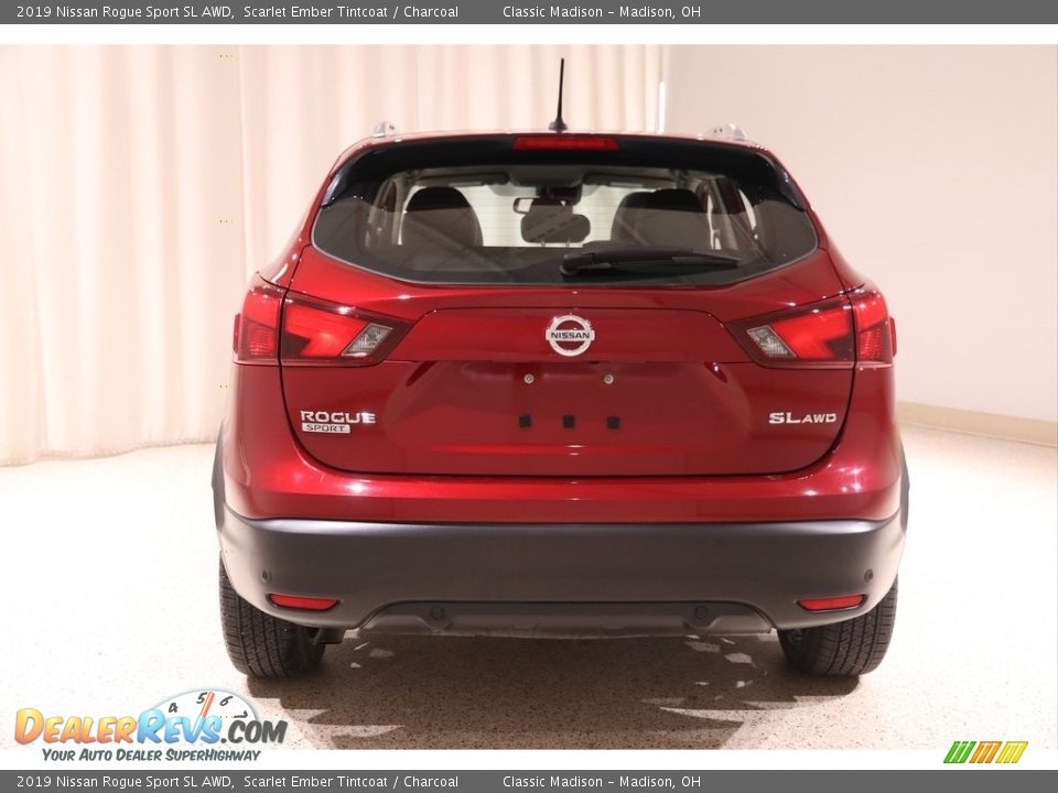 2019 Nissan Rogue Sport SL AWD Scarlet Ember Tintcoat / Charcoal Photo #15