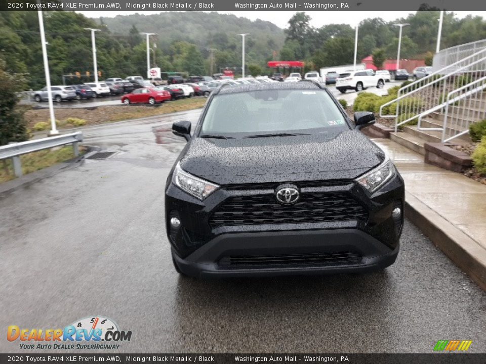 2020 Toyota RAV4 XLE Premium AWD Midnight Black Metallic / Black Photo #26