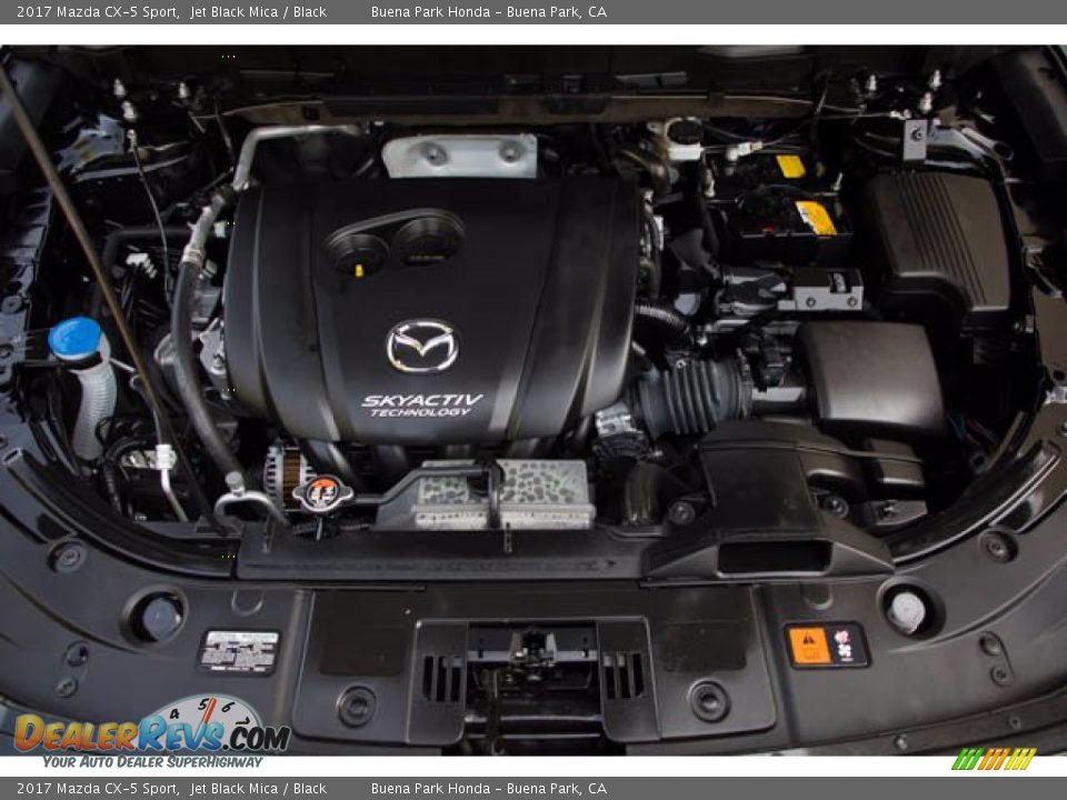 2017 Mazda CX-5 Sport Jet Black Mica / Black Photo #34