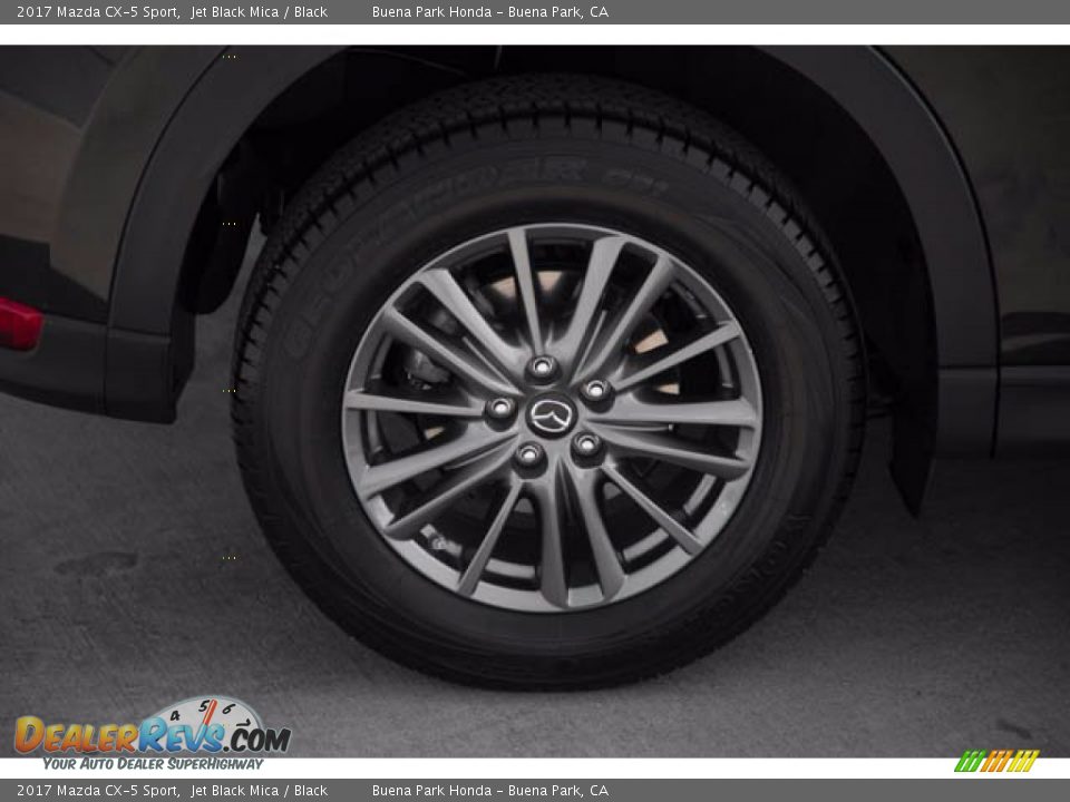 2017 Mazda CX-5 Sport Jet Black Mica / Black Photo #35