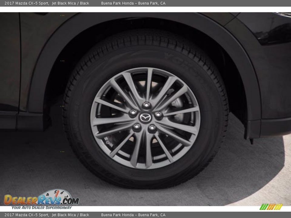 2017 Mazda CX-5 Sport Jet Black Mica / Black Photo #36