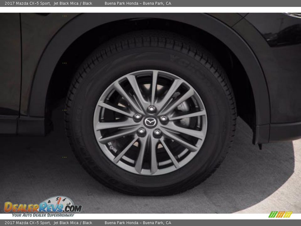 2017 Mazda CX-5 Sport Jet Black Mica / Black Photo #36