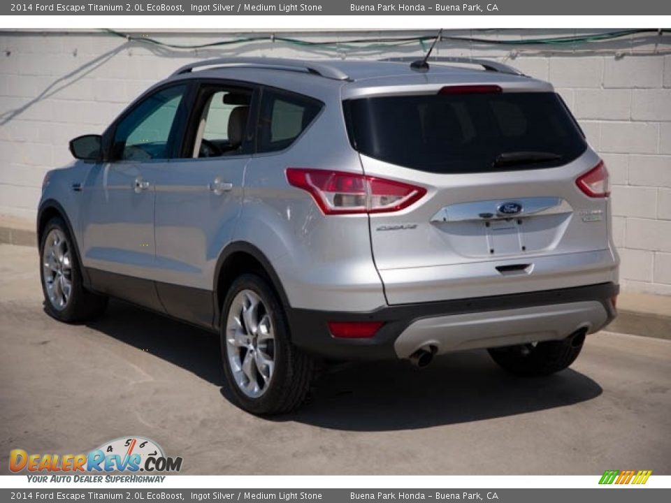 2014 Ford Escape Titanium 2.0L EcoBoost Ingot Silver / Medium Light Stone Photo #2