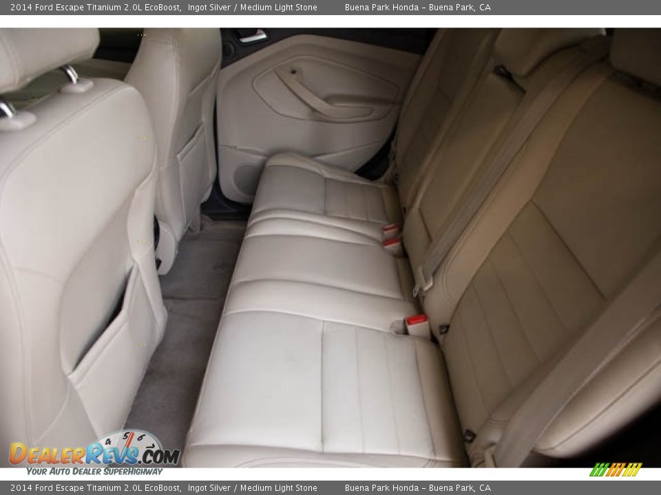 2014 Ford Escape Titanium 2.0L EcoBoost Ingot Silver / Medium Light Stone Photo #4