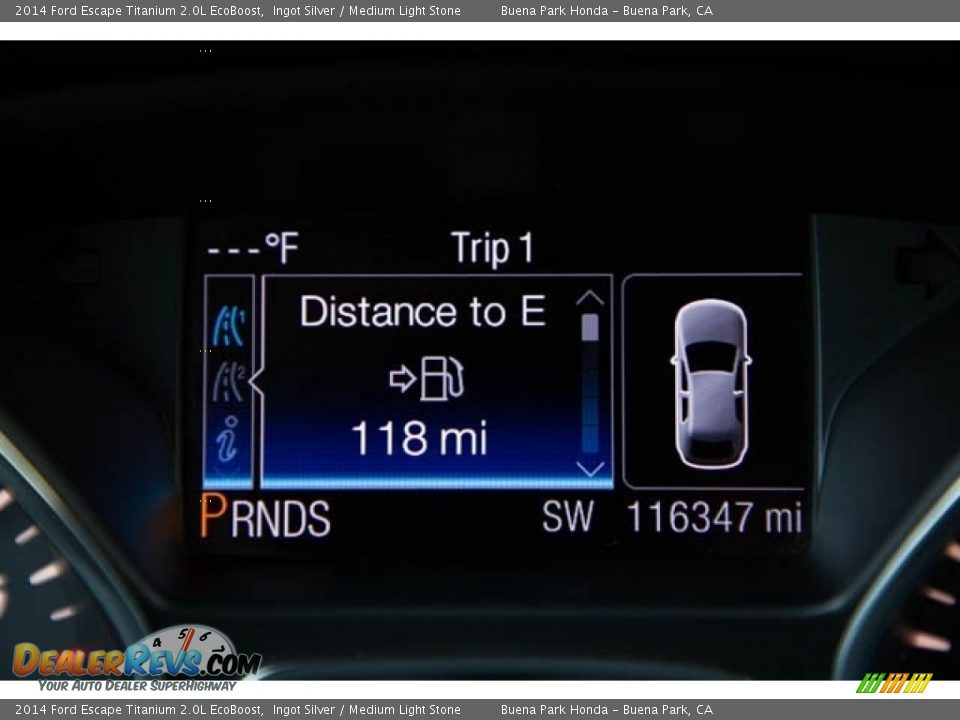 2014 Ford Escape Titanium 2.0L EcoBoost Ingot Silver / Medium Light Stone Photo #6