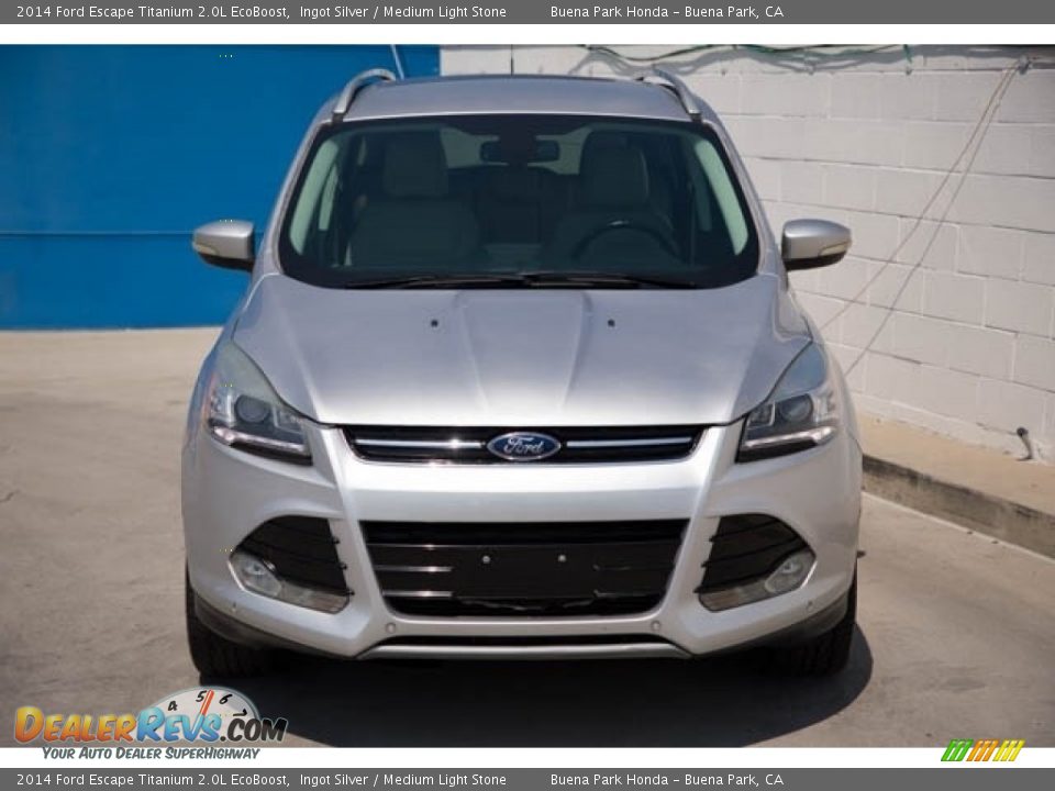 2014 Ford Escape Titanium 2.0L EcoBoost Ingot Silver / Medium Light Stone Photo #7