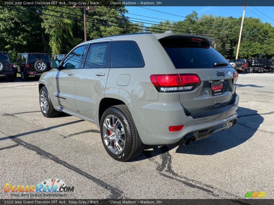 2020 Jeep Grand Cherokee SRT 4x4 Sting-Gray / Black Photo #10