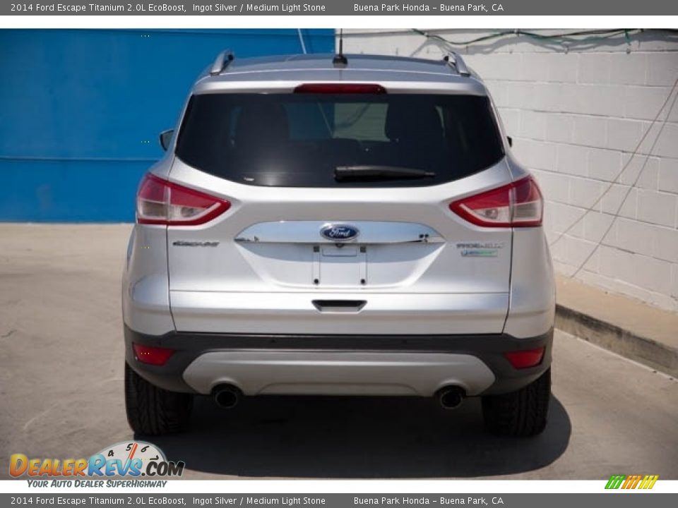 2014 Ford Escape Titanium 2.0L EcoBoost Ingot Silver / Medium Light Stone Photo #9