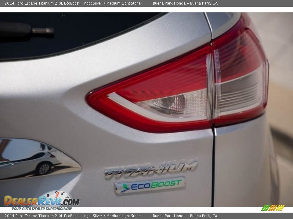 2014 Ford Escape Titanium 2.0L EcoBoost Ingot Silver / Medium Light Stone Photo #11