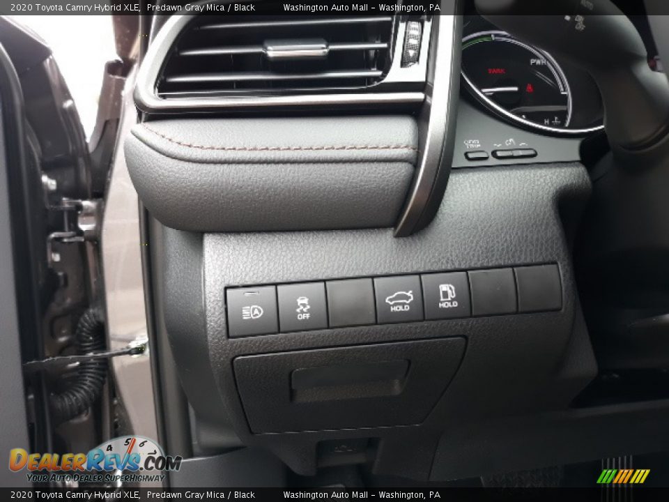 2020 Toyota Camry Hybrid XLE Predawn Gray Mica / Black Photo #10