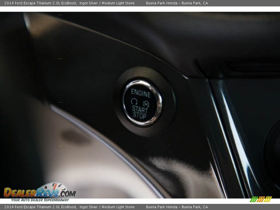 2014 Ford Escape Titanium 2.0L EcoBoost Ingot Silver / Medium Light Stone Photo #14