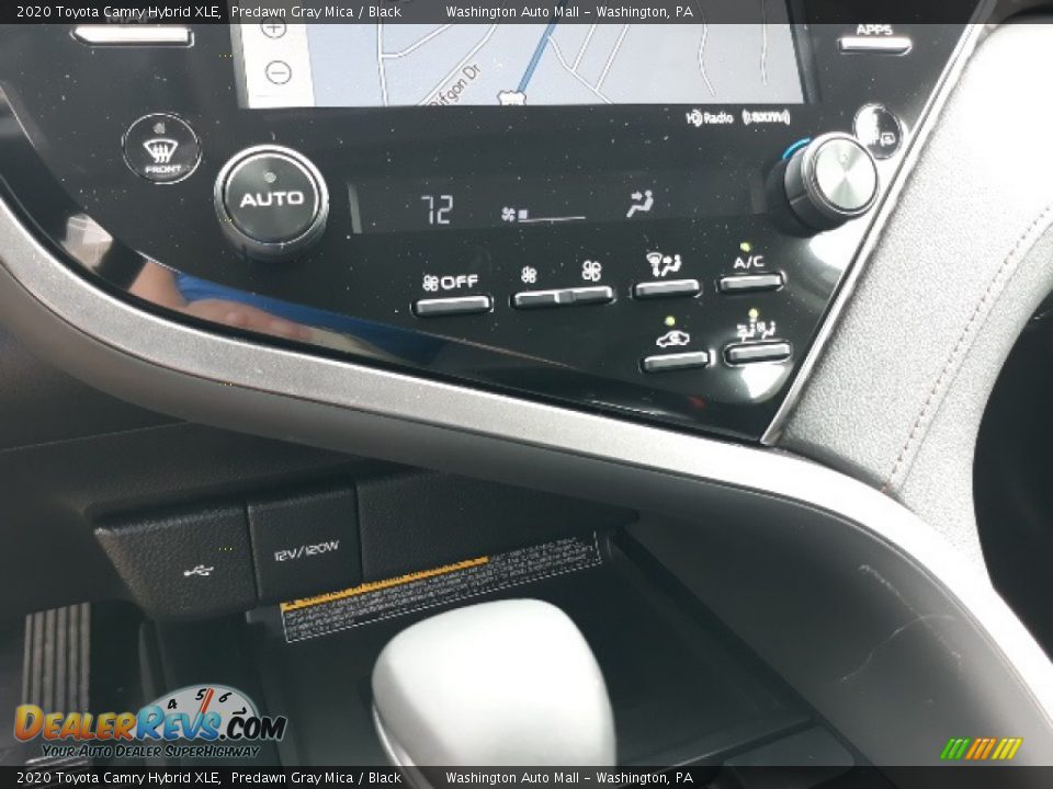 2020 Toyota Camry Hybrid XLE Predawn Gray Mica / Black Photo #16