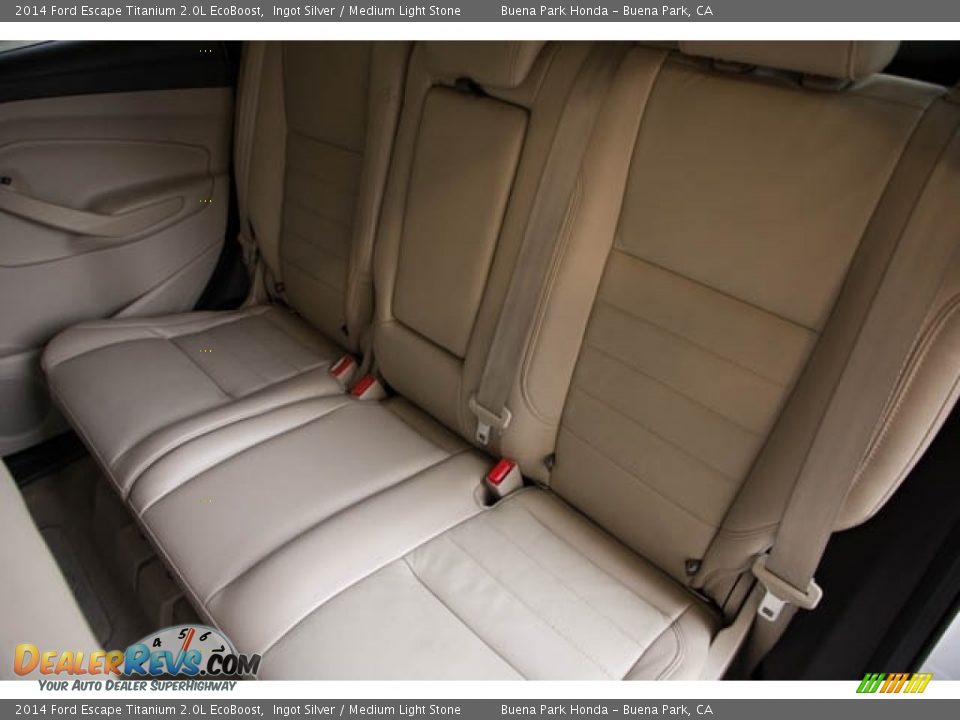 2014 Ford Escape Titanium 2.0L EcoBoost Ingot Silver / Medium Light Stone Photo #16