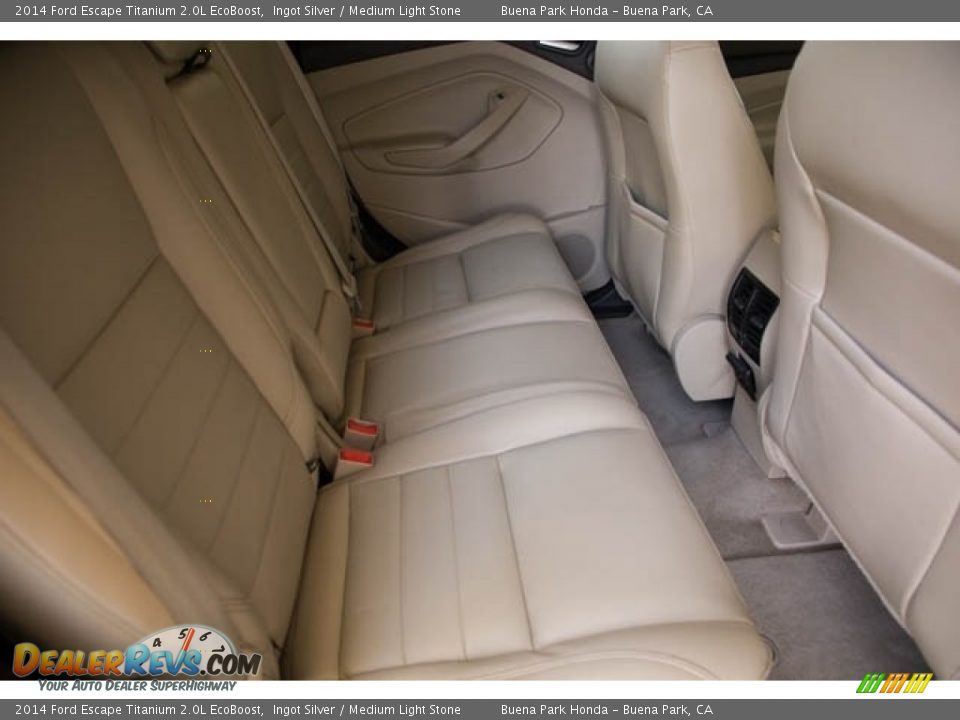 2014 Ford Escape Titanium 2.0L EcoBoost Ingot Silver / Medium Light Stone Photo #18