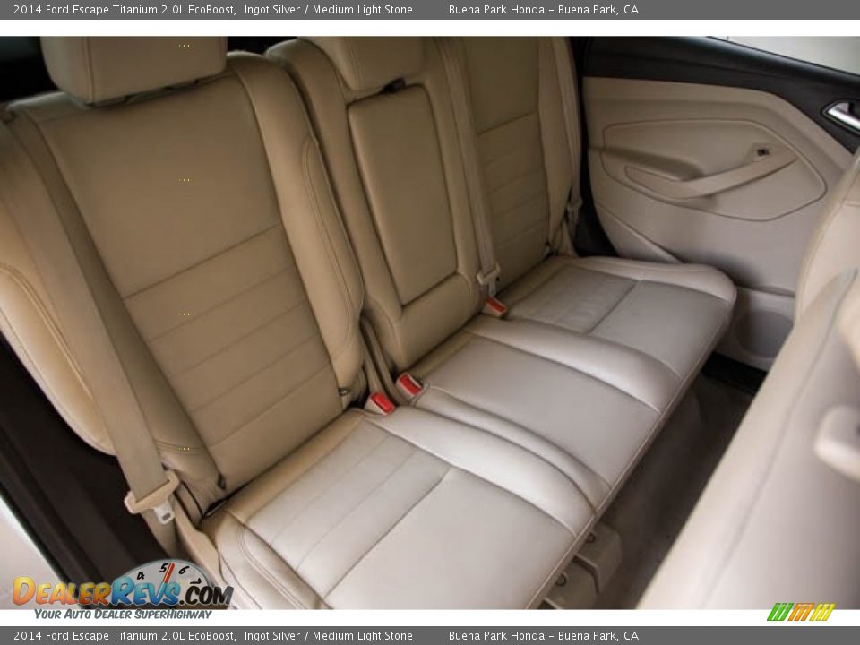 2014 Ford Escape Titanium 2.0L EcoBoost Ingot Silver / Medium Light Stone Photo #19