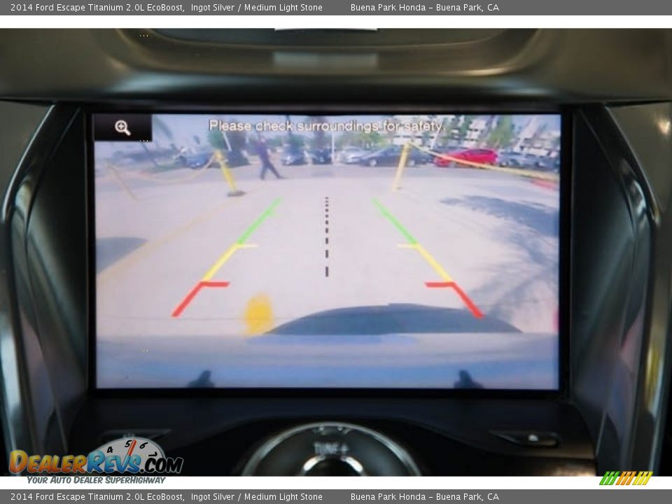 2014 Ford Escape Titanium 2.0L EcoBoost Ingot Silver / Medium Light Stone Photo #23