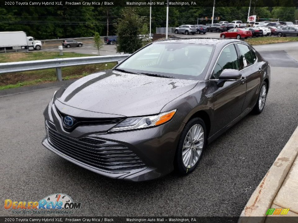 2020 Toyota Camry Hybrid XLE Predawn Gray Mica / Black Photo #25