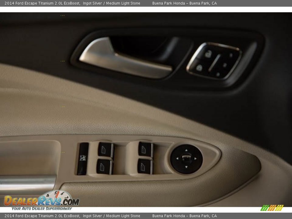 2014 Ford Escape Titanium 2.0L EcoBoost Ingot Silver / Medium Light Stone Photo #26