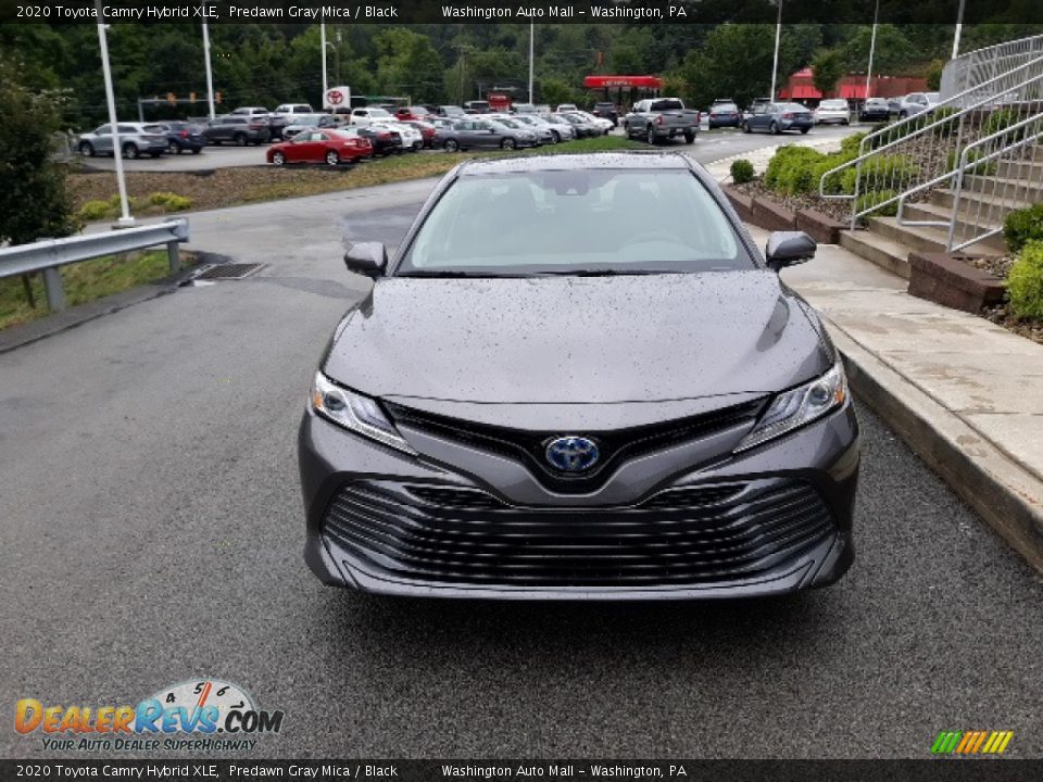2020 Toyota Camry Hybrid XLE Predawn Gray Mica / Black Photo 26