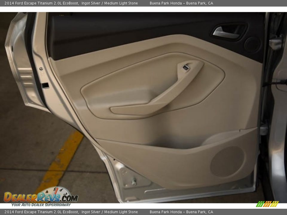 2014 Ford Escape Titanium 2.0L EcoBoost Ingot Silver / Medium Light Stone Photo #27