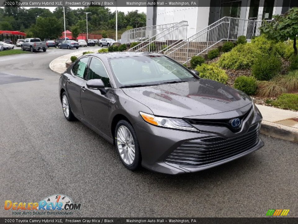 2020 Toyota Camry Hybrid XLE Predawn Gray Mica / Black Photo #27