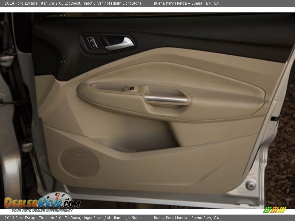 2014 Ford Escape Titanium 2.0L EcoBoost Ingot Silver / Medium Light Stone Photo #29