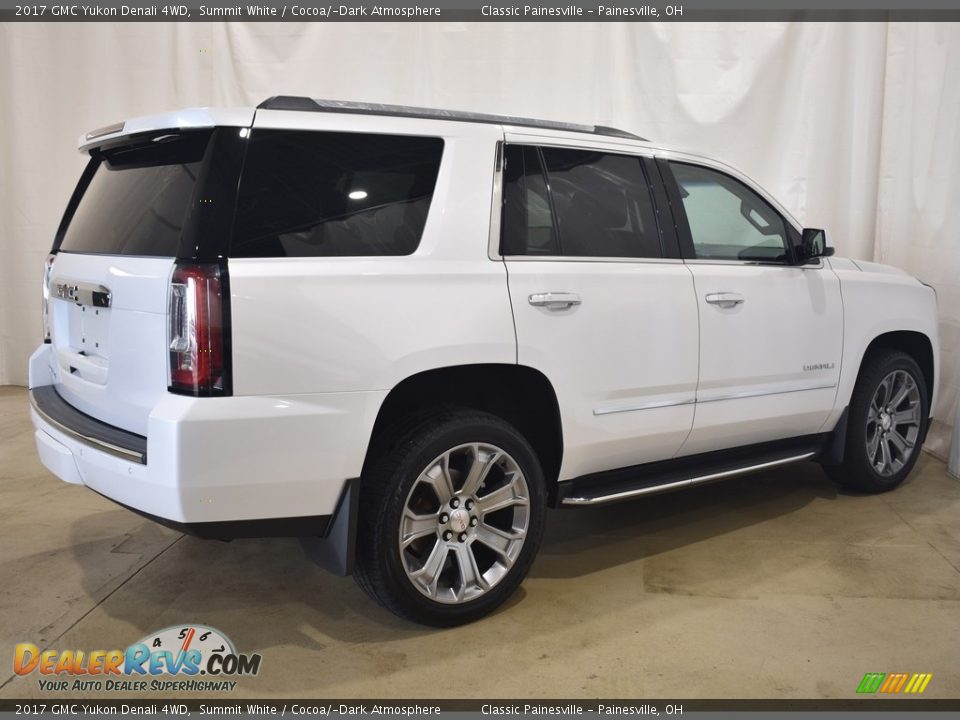 2017 GMC Yukon Denali 4WD Summit White / Cocoa/­Dark Atmosphere Photo #2