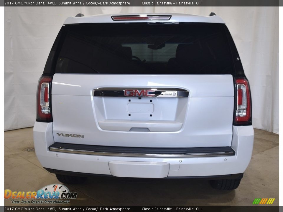 2017 GMC Yukon Denali 4WD Summit White / Cocoa/­Dark Atmosphere Photo #3