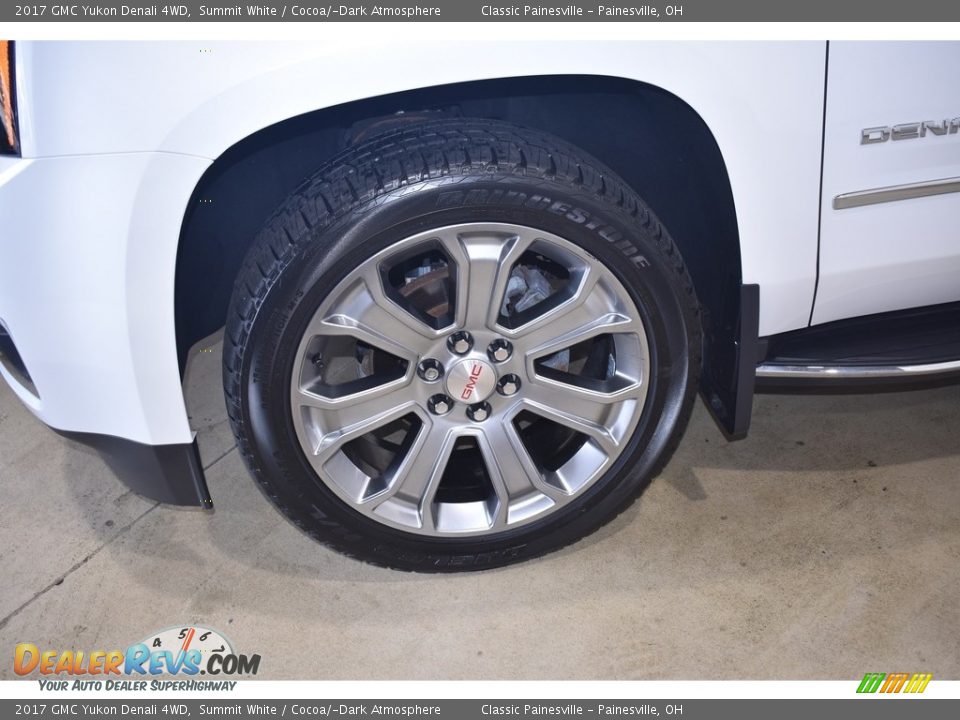 2017 GMC Yukon Denali 4WD Summit White / Cocoa/­Dark Atmosphere Photo #5