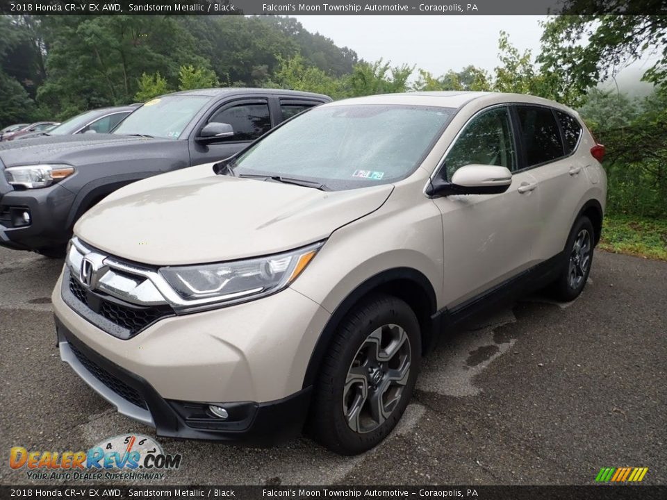 2018 Honda CR-V EX AWD Sandstorm Metallic / Black Photo #1