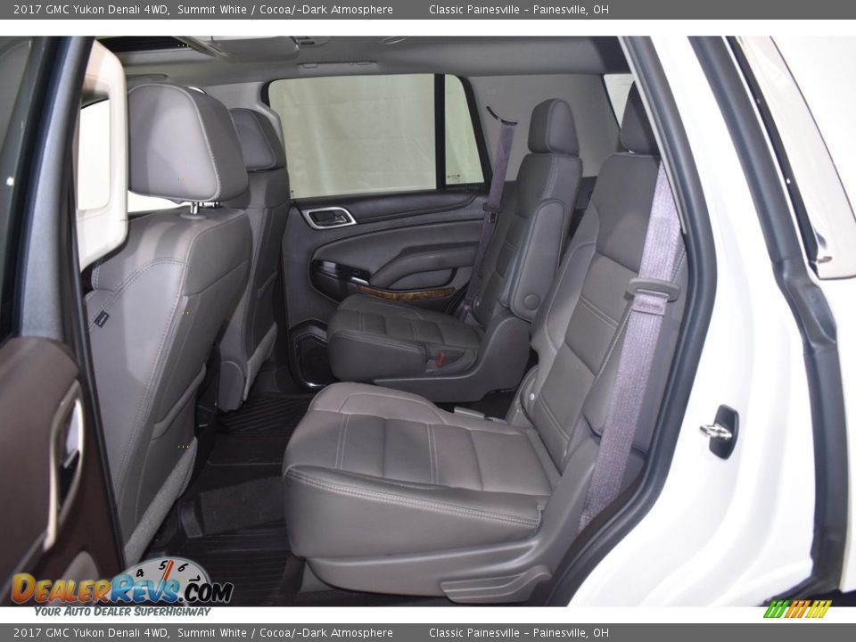 2017 GMC Yukon Denali 4WD Summit White / Cocoa/­Dark Atmosphere Photo #9