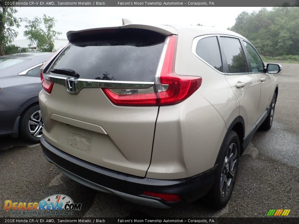 2018 Honda CR-V EX AWD Sandstorm Metallic / Black Photo #4