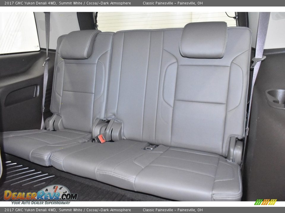 2017 GMC Yukon Denali 4WD Summit White / Cocoa/­Dark Atmosphere Photo #10