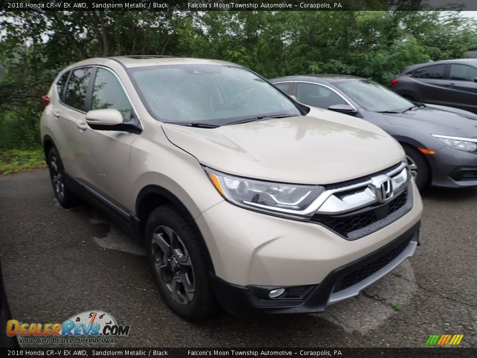 2018 Honda CR-V EX AWD Sandstorm Metallic / Black Photo #5