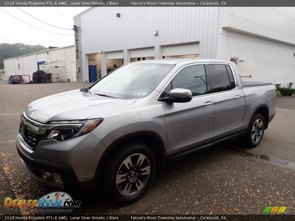 2018 Honda Ridgeline RTL-E AWD Lunar Silver Metallic / Black Photo #1