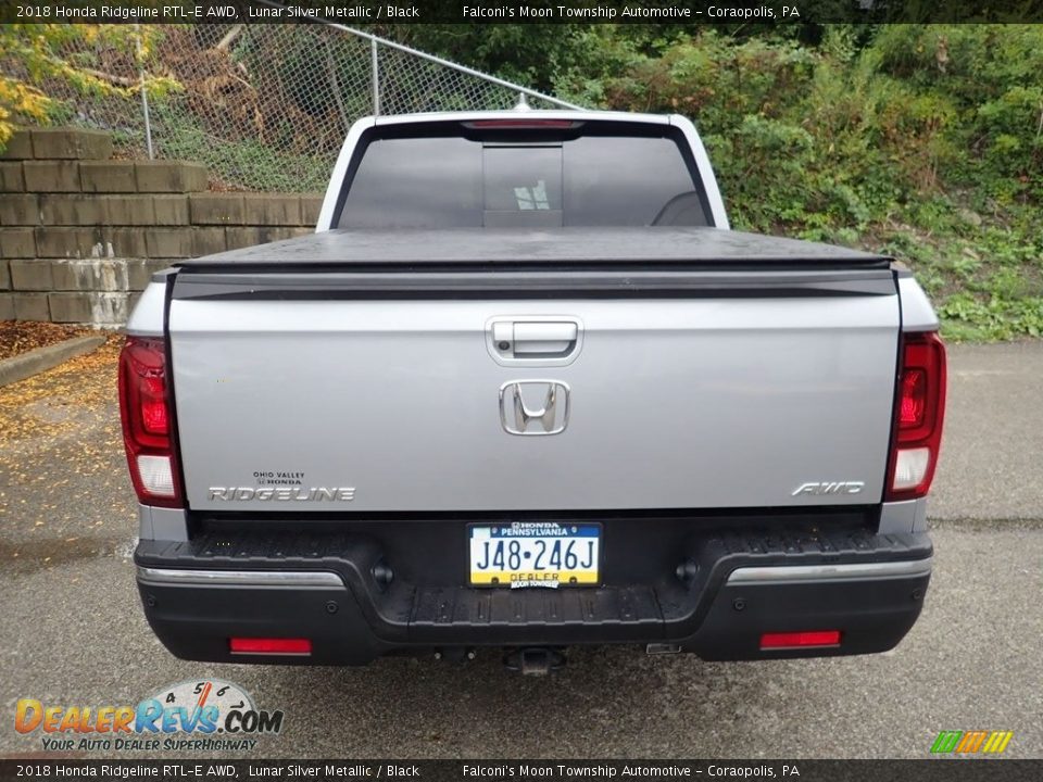 2018 Honda Ridgeline RTL-E AWD Lunar Silver Metallic / Black Photo #3