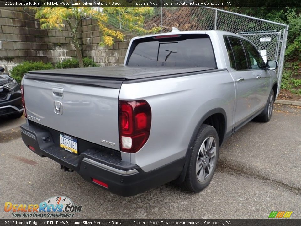 2018 Honda Ridgeline RTL-E AWD Lunar Silver Metallic / Black Photo #4