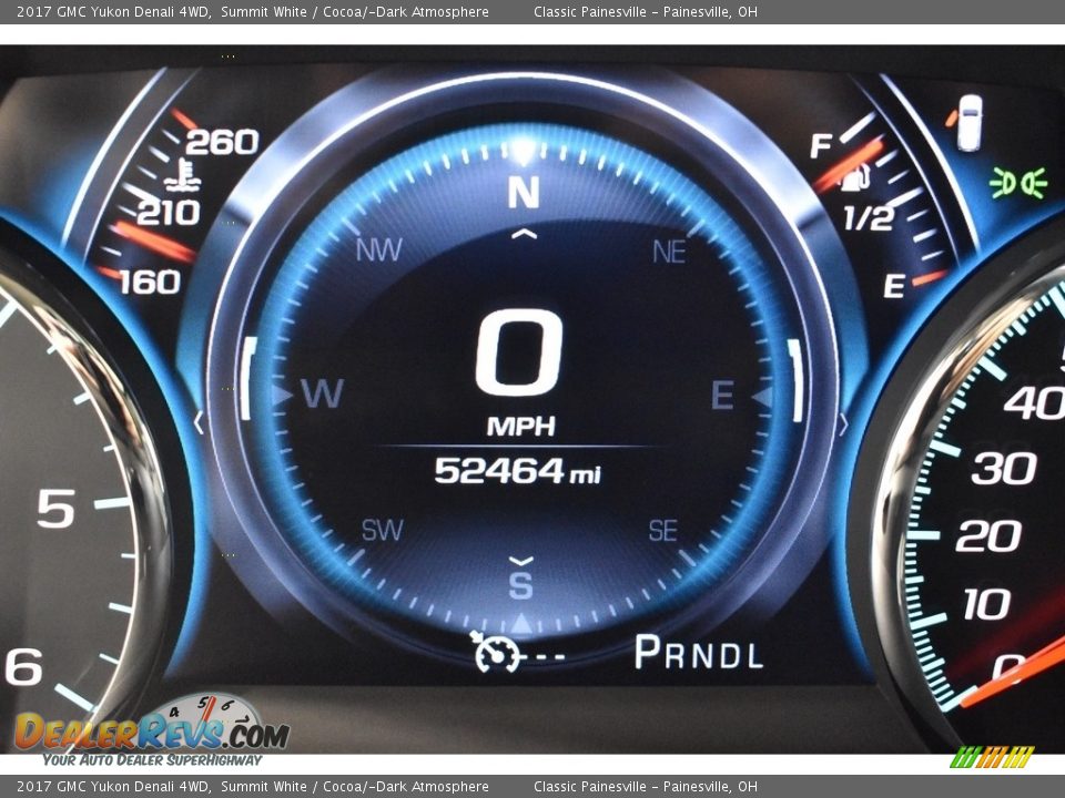 2017 GMC Yukon Denali 4WD Summit White / Cocoa/­Dark Atmosphere Photo #19