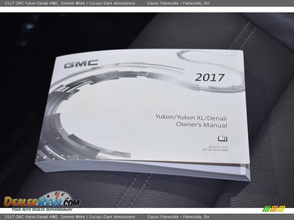 2017 GMC Yukon Denali 4WD Summit White / Cocoa/­Dark Atmosphere Photo #20