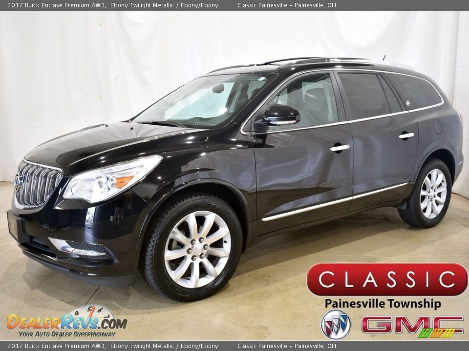 2017 Buick Enclave Premium AWD Ebony Twilight Metallic / Ebony/Ebony Photo #1