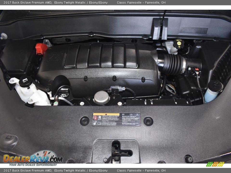 2017 Buick Enclave Premium AWD Ebony Twilight Metallic / Ebony/Ebony Photo #6