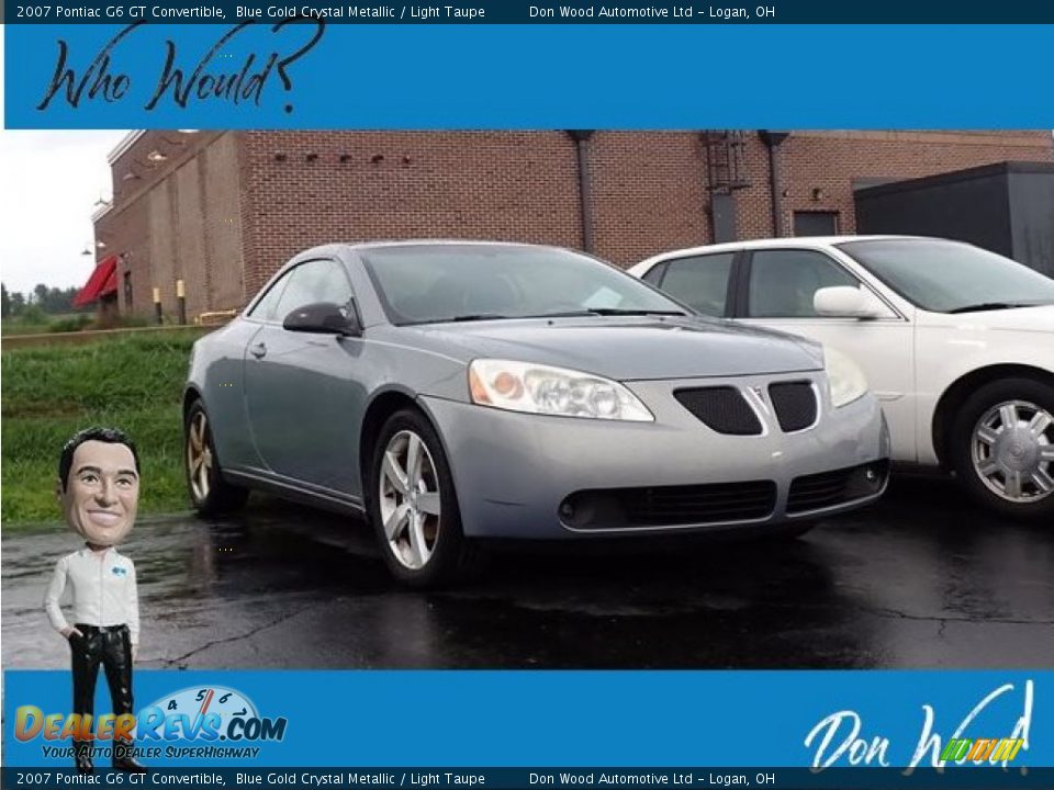 2007 Pontiac G6 GT Convertible Blue Gold Crystal Metallic / Light Taupe Photo #1