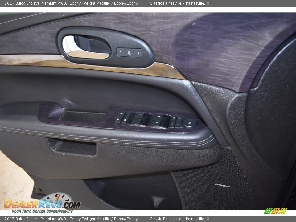2017 Buick Enclave Premium AWD Ebony Twilight Metallic / Ebony/Ebony Photo #12