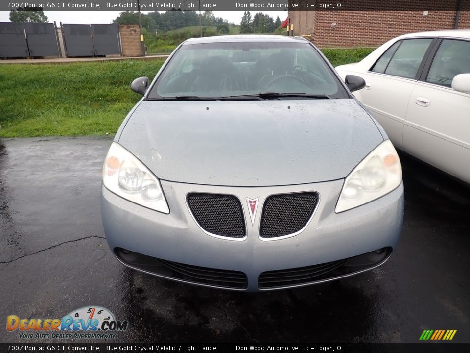 2007 Pontiac G6 GT Convertible Blue Gold Crystal Metallic / Light Taupe Photo #4